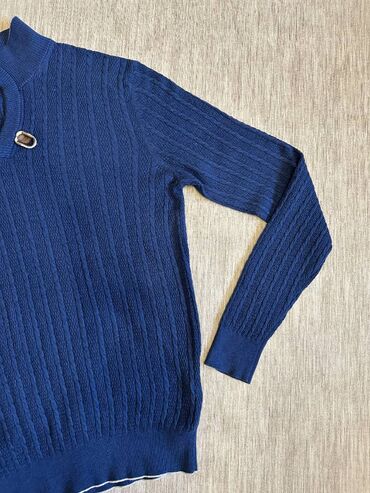 Džemperi: MASSIMO DUTTI - Muški džemper Massimo Dutti prelepe kraljevsko plave — 6