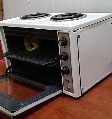 mini pec: Elektrik mini soba və iki gözlü plitə (üst-üstə kombinə model) - Üst — 4