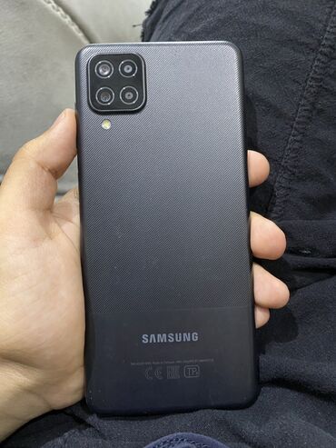 samsung pro: Samsung Galaxy A12, 32 GB, rəng - Qara, Zəmanət, İki sim kartlı