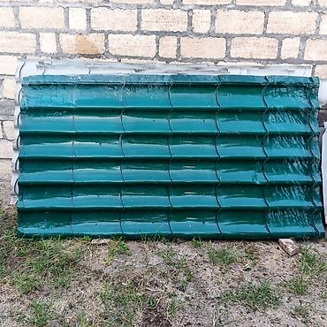 qapi ucun aksesuarlar: Yaşıl rəngli metal profnastil/metal kiremit panelləri Məhsulun — 2