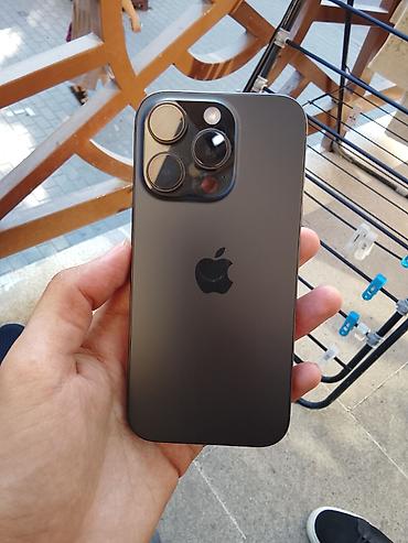 IPhone 16 Pro, 128 GB, Black Titanium, Face ID, Simsiz şarj