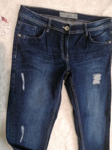 iqos duo 2: Nove Cropped denim style 38 Struk 38cm Bokovi 47-48(tegljive oko 3cm)