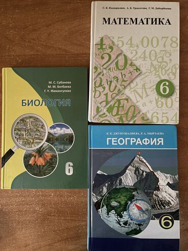 математика 6 класс бекбоев гдз: Книги кыргызского 6 класса. Состояние отличное, нигде ничего не