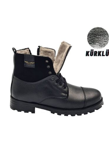 kajila shoes: Kürklü Su Keçirməz Bot Marka- Zegeshoes Vəziyyəti - yeni ölçü - 43