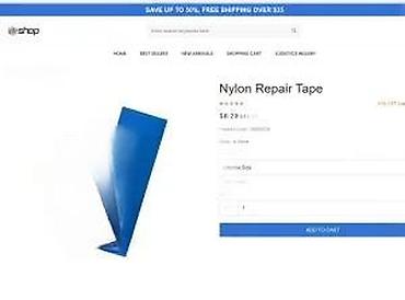 Oprema za kampovanje: Coghlan’s Nylon Repair Tape – komplet samolepljivih traka/zakrpa za — 17