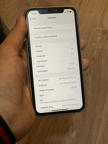iphone temiri: IPhone 11, Ağ, Face ID — 6