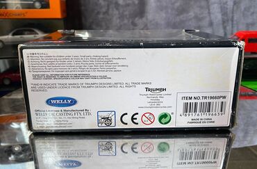 Avtomobil modelləri: Коллекционная модель Triumph Daytona 955i dark Green 1997 Welly Scale — 4