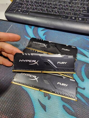 ssd на пк: Оперативная память, Б/у, Kingston Fury, 16 ГБ, DDR4, 2666 МГц, Для ПК