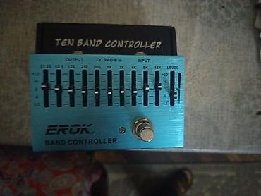 gitara usaq ucun: EROK Band Controller – 10 zolaqlı ekvalayzer pedalı Məhsul təsviri: - — 1