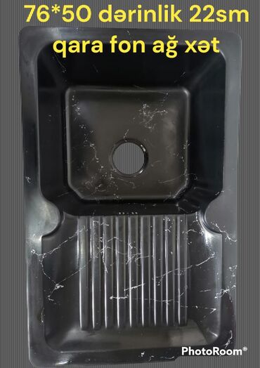 Mətbəx çanaqları: Yeni Dairəvi Mətbəx çanağı, Şkafsız, Akril — 5