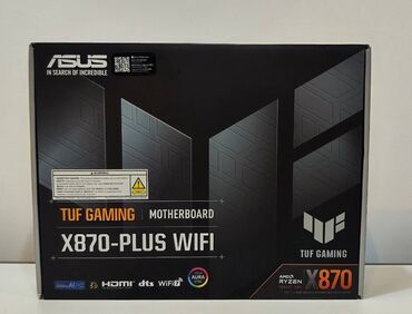 Материнские платы: Материнская плата Asus Tuf X870, Новый