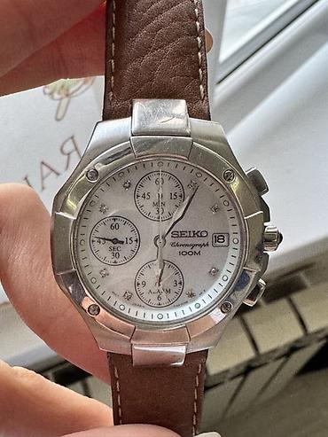 Классические часы: Seiko Chronograph оригинал 🇯🇵 | 100m Seiko Chronograph (оригинал — 7