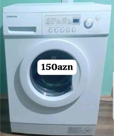 Uzunmüddətli kirayə mənzillər: Paltaryuyan maşın Samsung, 5 kq, İşlənmiş, Avtomat, Ünvandan götürmə, Ödənişli çatdırılma