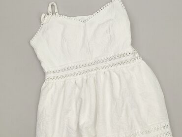 biala sukienka z piorkami: Shein, Women`s dress, size L (EU 40)