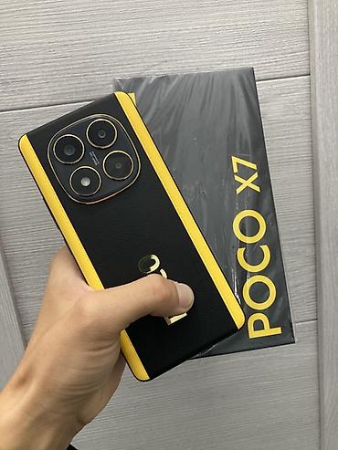 телефоны поко: Poco X7, Б/у, 512 ГБ, цвет - Черный, 1 SIM, 2 SIM — 1