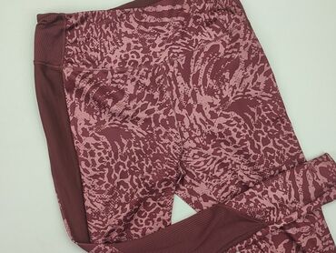 legginsy sportowe gym glamour: Legginsy, L, stan - Bardzo dobry