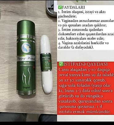 delay spray istifade qaydasi: Happy Women Wand – intim gigiyena və tonuslaşdırıcı çubuq Məhsul — 1
