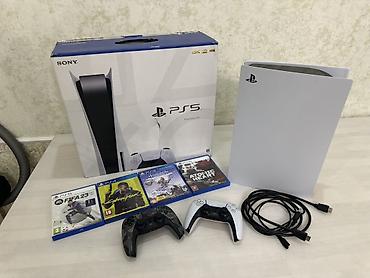 Видео оюндар жана приставкалар: Игровая приставка Sony PlayStation 5 в комплекте с двумя беспроводными — 10