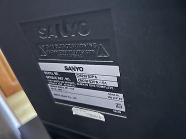 Televizorlar: SANYO CM29FS2PA kineskop televizor - Model: CM29FS2PA (etiketdə — 2
