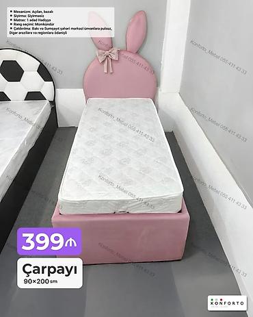Uşaq otaqları üçün tematik çarpayı – 90×200 sm ölçüdə. - Başlıq