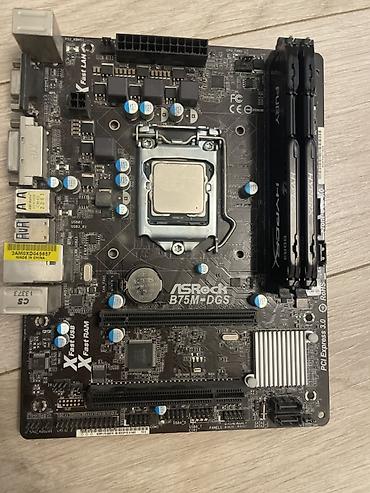 windows surface: Материнская плата ASRock B75M-DGS (mATX) с процессором и памятью — 1
