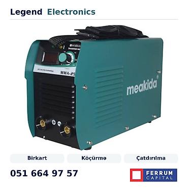 acar yazan: Elan başlığı: Qaynaq avadanlığı Meakida MMA-250H, 220V, metal, əl ilə — 1