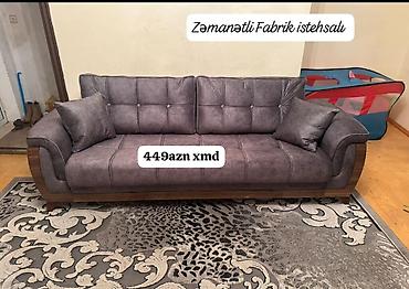 Divanlar: Zamanətli Fabrik istehsalı divan - Üç nəfərlik, müasir dizayn - — 1
