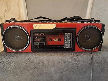 SANYO portativ radio-kaset yazıcı - Stereo səsli boombox tipli cihaz lalafo.az -da SANYO portativ radio-kaset yazıcı - Stereo səsli boombox tipli cihaz