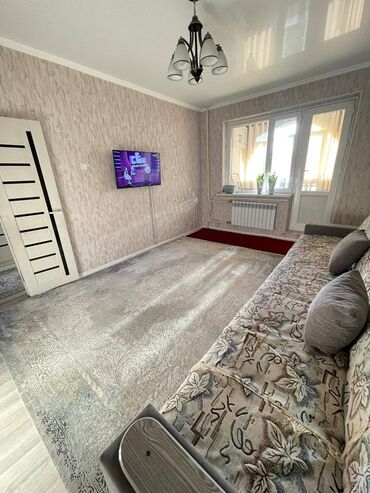 рынок дордой квартира: 1 бөлмө, 36 кв. м, 106-серия, 7 кабат, Евроремонт