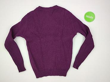 fioletowy: Sweter damski, rozmiar L — 3