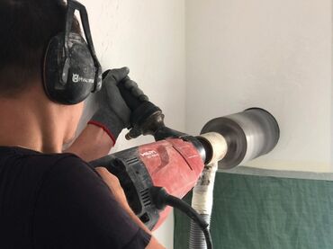 ремонт квартира ош: Алмазная бурения стен под вытяжку отверстия под кондиционер