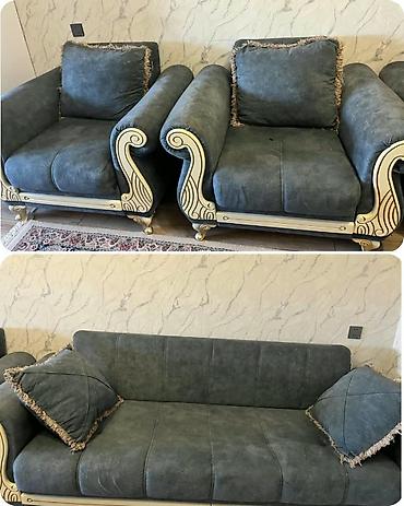 İşlənmiş, Divan, 2 kreslo