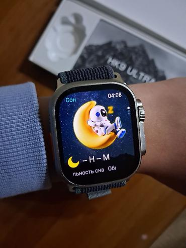 Башка акылдуу сааттар: Смарт часы HK 9 ULTRA 2 (реплика Apple Watch Ultra 2) - Измерение — 4
