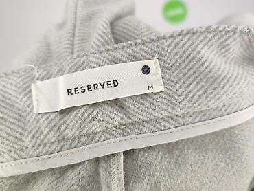 szare dresy reserved: Spodnie materiałowe damskie, rozmiar M — 4