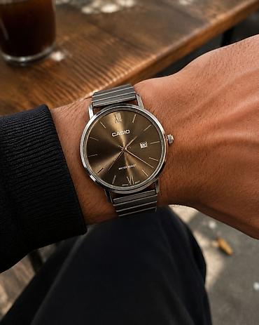 Aksesuarlar: Casio kişi qol saatı – minimalist klassik dizayn - Brend: Casio - — 2