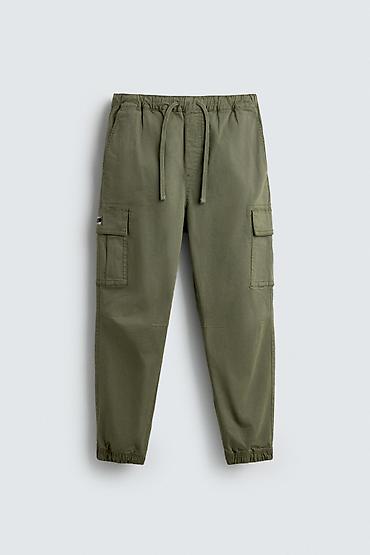 pull and: Мужские брюки, L, Zara, Новый, цвет - Зеленый — 2
