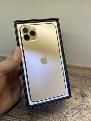 айфон 11 бишкеке: IPhone 11 Pro Max, 256 ГБ, Золотой, 80 %