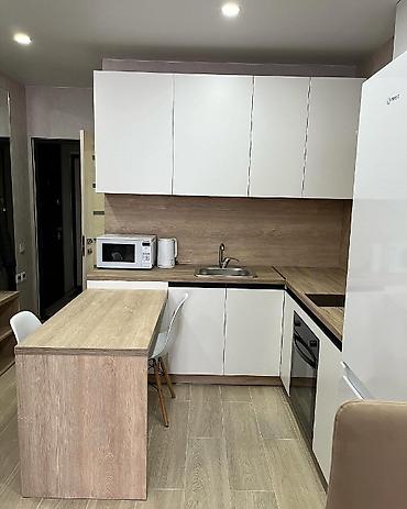 Sifarişlə mətbəx mebeli: Sifarişlə mətbəx dəsti, Özü çəkən petlələr, Mat laminat, Kredit yoxdur, Pulsuz çatdırılma, Rayonlara çatdırılma — 15