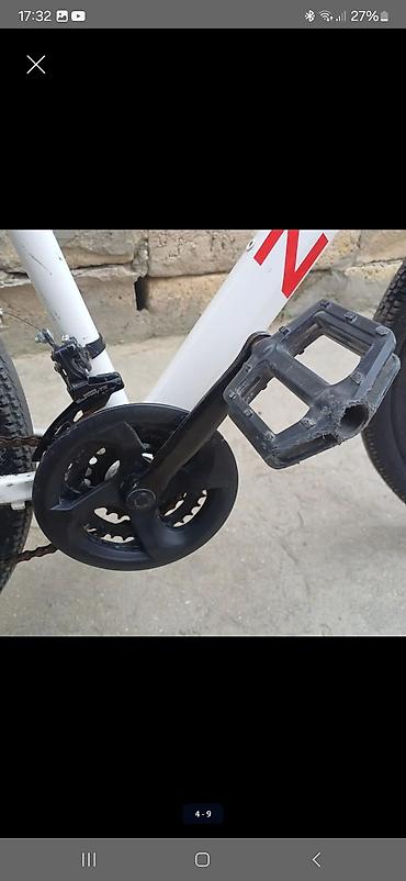 Dağ velosipedləri: ZigZag şəhər/MTB tipli velosiped - Rəng: ağ, qırmızı “ZIGZAG” loqosu — 5