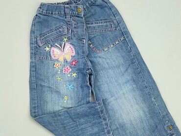 proste jeansy: Spodnie jeansowe, St.Bernard, 3-4 lat, 104, stan - Dobry