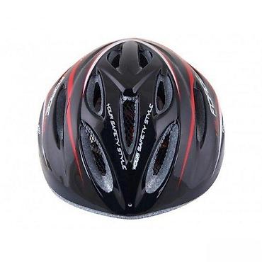 grip za ruke: KACIGA FORCE HAL, CRNO-CRVENO-BELA, L/XL | 1 9 rupa, sadrži beli i — 3