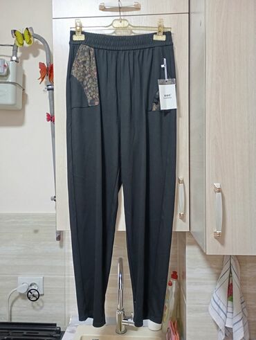 Брюки: Брюки Китай, Стрейч, Новый, 7XL (EU 54)