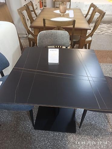 Masalar: Balkon masası, Yeni, Açılmayan, Mərmər, Kvadrat masa — 3