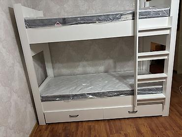 mebel satışı: Oğlan və qız üçün, Yeni, Çarpayı, Matras ilə, Siyirməli, Laminat — 2