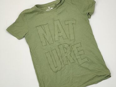 zielona koszulka dla dziewczynki: Koszulka, 14 lat, 158-164 cm, stan - Dobry
