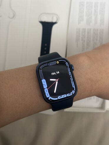 Apple Watch: Apple Watch 7 series 45мм, в идеальном состоянии. Со всеми