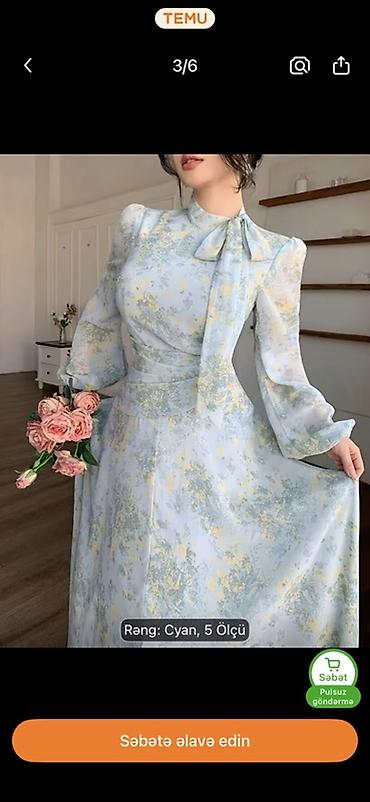 a kəsim donlar: Məhsul sifarişlə gətirilir Ölçü s m l xl Zərif çalarlarla floral — 2