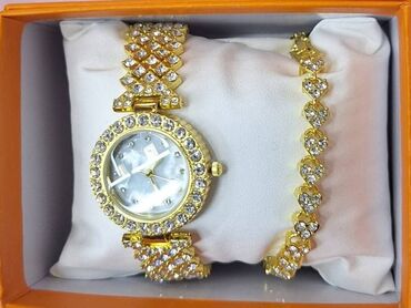 Setovi nakita: Set elegantnih ručnih satova sa narukvicama – poklon pakovanja - Tip — 12