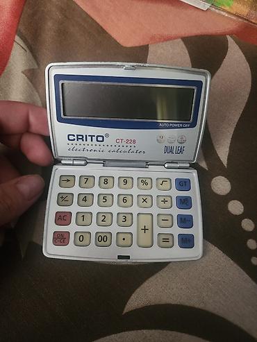 ofis ləvazimatı: CRITO CT-228 elektron kalkulyator Az işlənib, əla vəziyyətdədir. - — 3