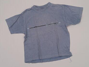 fioletowa koszulka: Koszulka, 5-6 lat, 110-116 cm, stan - Dobry